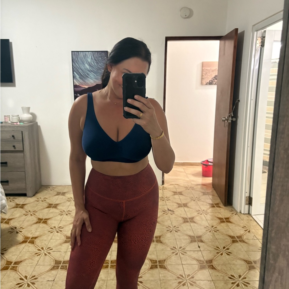 Red and Black Patterned Leggings